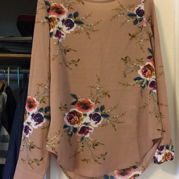Shein Flower Blouse - Picture 3 of 8